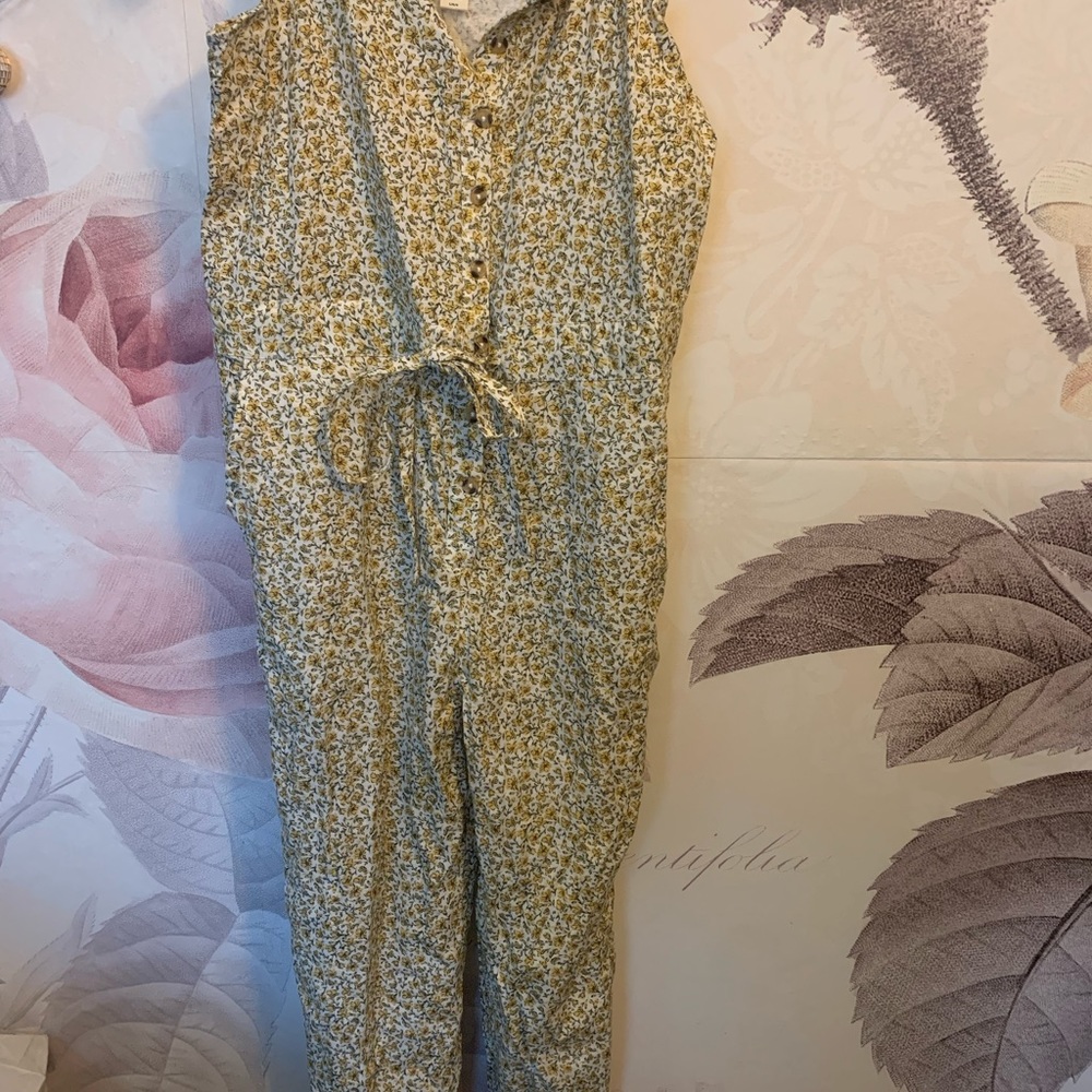 Billabong floral jumpsuit